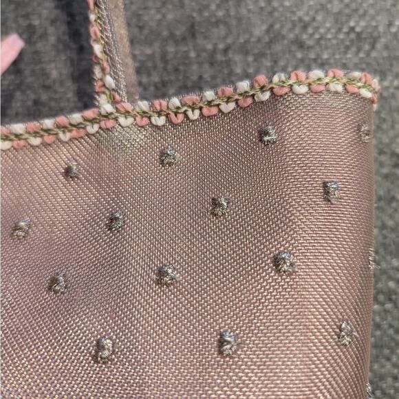 Moschino Vintage Pink Mesh Mini Shoulder Bag in Excellent Preloved Condition! - Picture 4 of 6